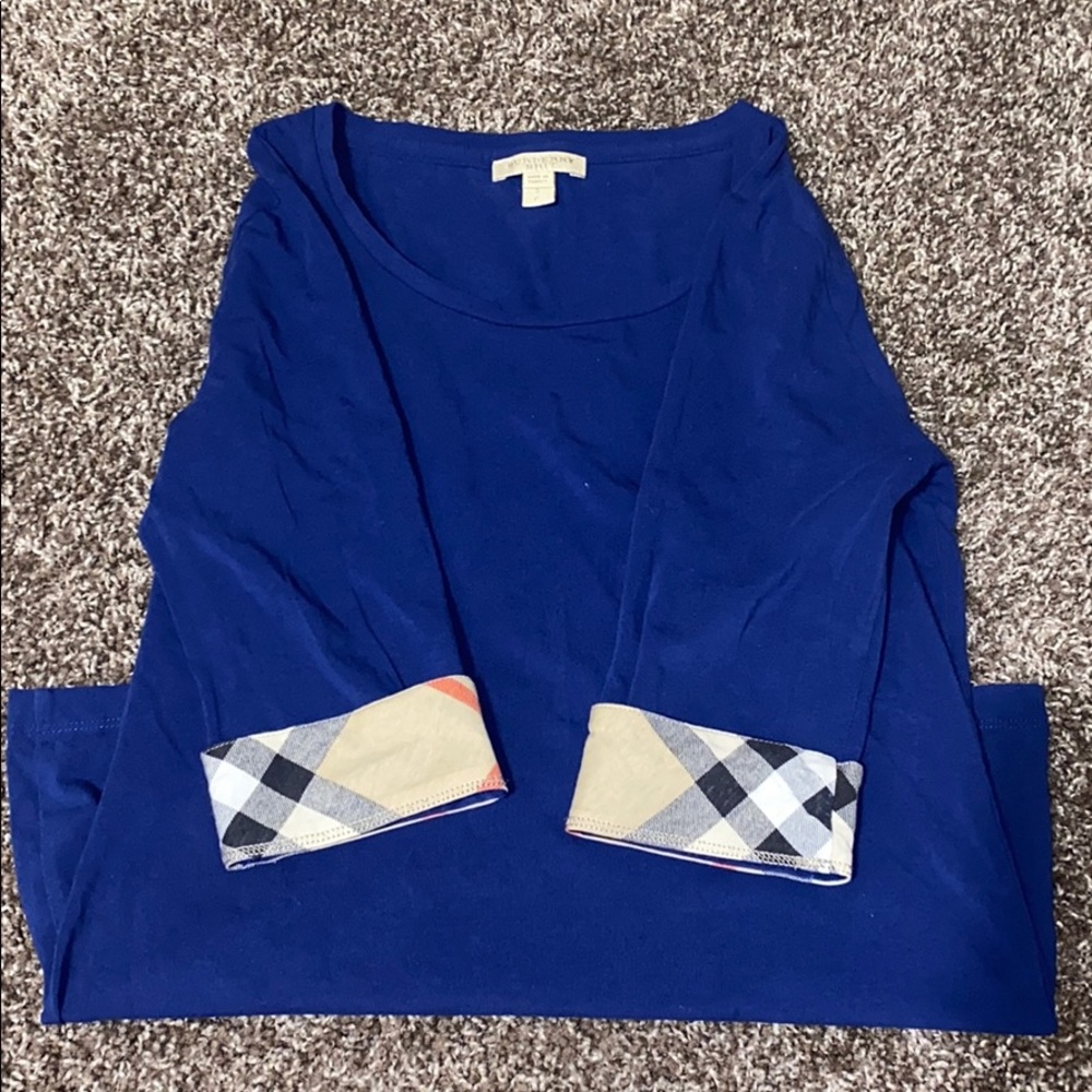 Burberry Elbow Length Shirt.